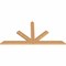 Ekena Millwork Saratoga Timber Gable Bracket, Western Red Cedar, 60"W x 30"H x 1 1/2"D x 3 1/2"F, 12/12 Pitch GBW060X30X0204SAR00SWR - alternate 3